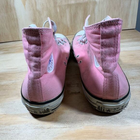 Converse Pink High Top Shoes Women’s Size 10 - Picture 5 of 12